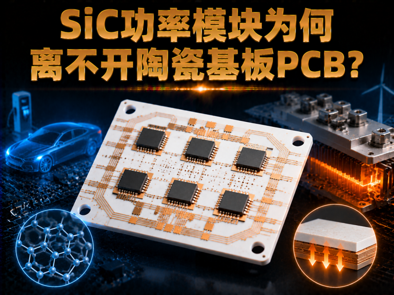 SiC功率模块为何离不开陶瓷基板PCB？