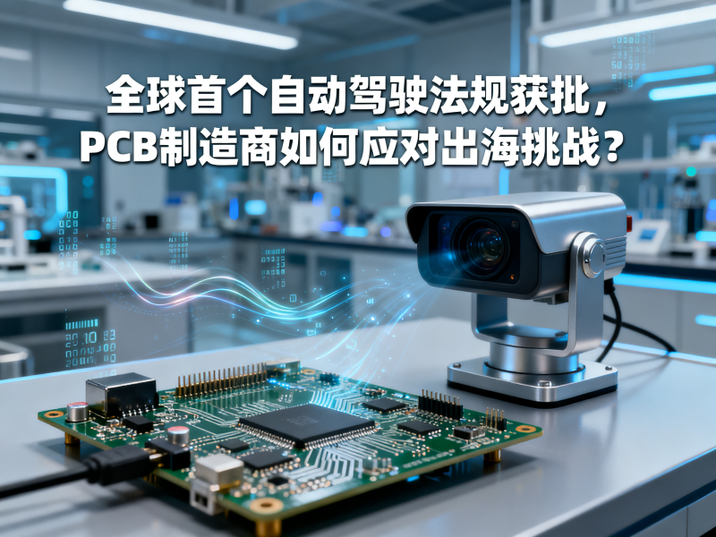 全球首个自动驾驶法规获批，PCB制造商如何应对出海挑战？