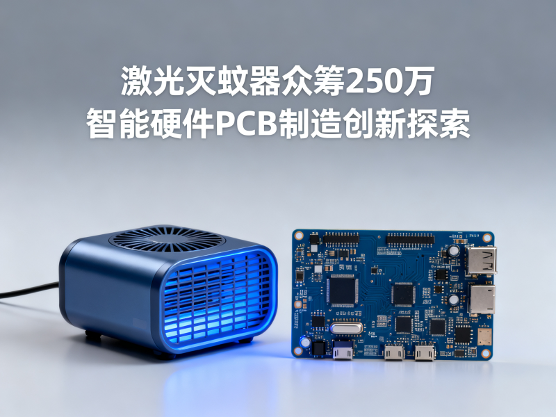 中国激光灭蚊器众筹250万，智能硬件PCB制造如何创新？