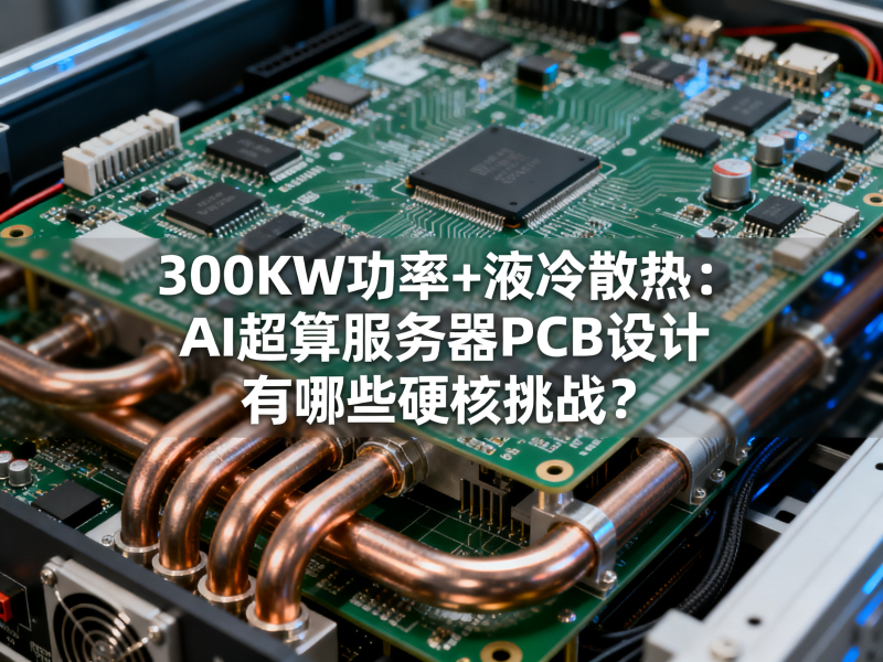 300kW功率+液冷散热：AI超算服务器PCB设计有哪些硬核挑战？