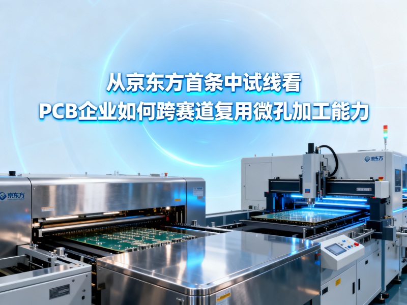 玻璃基板TGV工艺量产突围——从京东方首条中试线看PCB企业如何跨赛道复用微孔加工能力