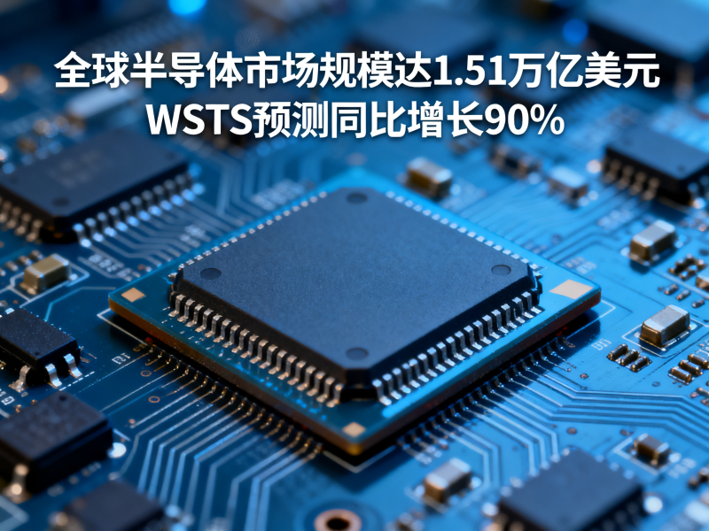 WSTS预测全球半导体1.51万亿美元+90%——AI算力+存储超级周期+国产替代三重共振