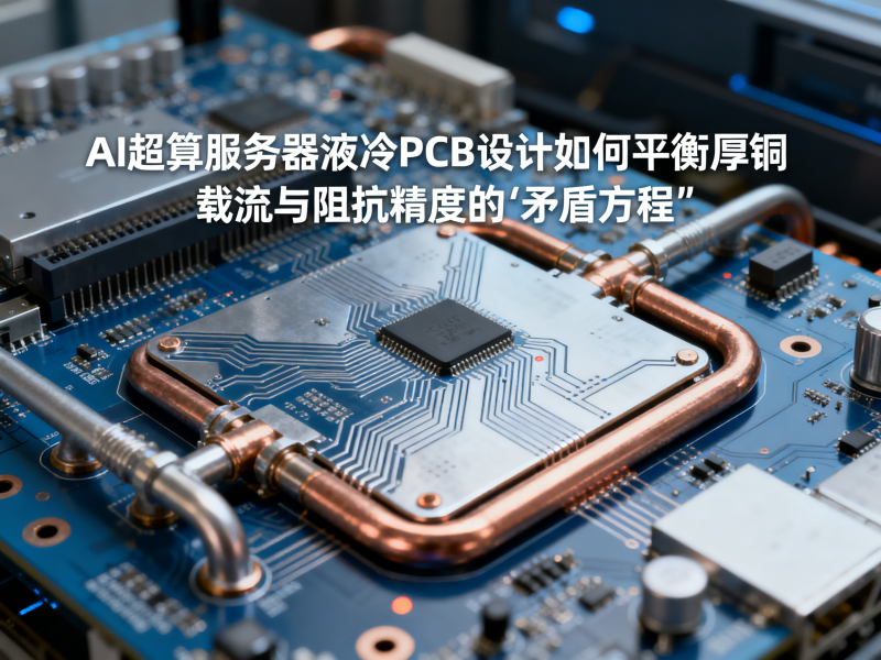 144块GPU、300kW功率——AI超算服务器液冷PCB设计如何平衡厚铜载流与阻抗精度的