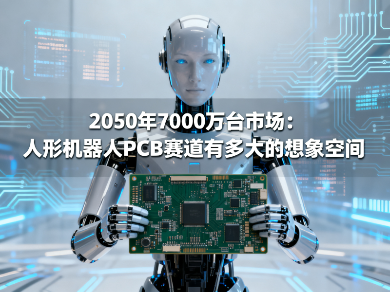 2050年7000万台市场：人形机器人PCB赛道有多大的想象空间