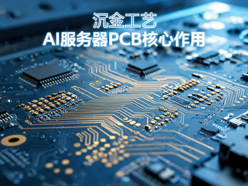 沉金工艺为什么是 AI 服务器 PCB 的 “黄金标准”？