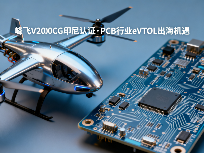 峰飞V2000CG获印尼VTC认证，PCB行业如何抓住eVTOL出海机遇？