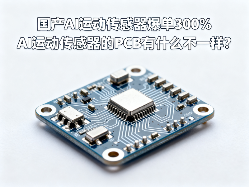 国产AI运动传感器爆单300%：AI运动传感器的PCB有什么不一样？