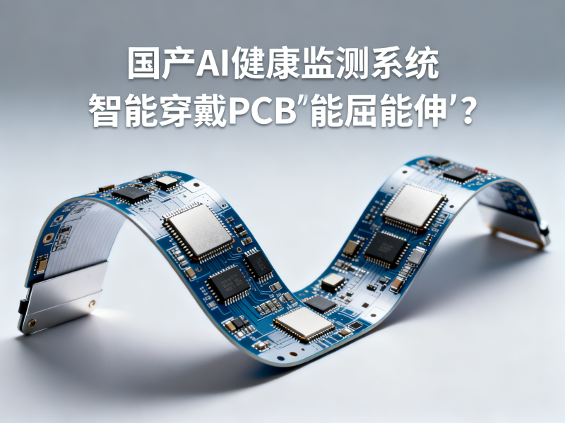 国产AI健康监测系统，如何让智能穿戴PCB