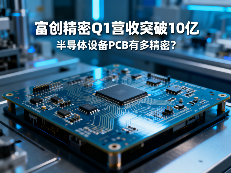 富创精密Q1营收突破10亿：半导体设备PCB有多精密？