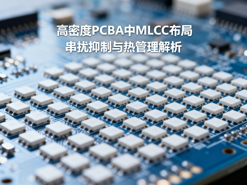 车规MLCC单车用量突破10000颗——高密度PCBA中MLCC布局的串扰抑制与热管理怎么破？
