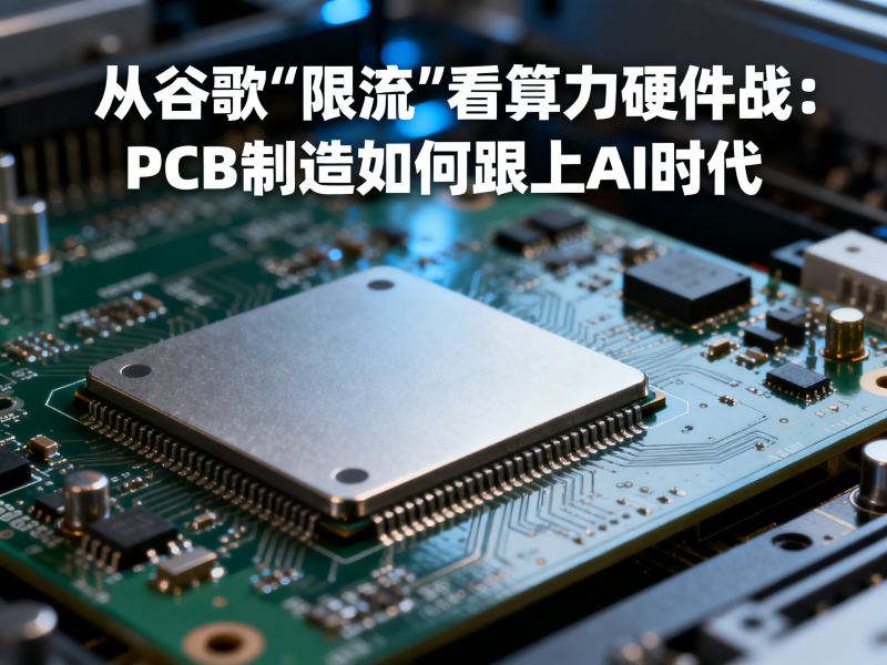 从谷歌“限流”看算力硬件战：PCB制造如何跟上AI时代
