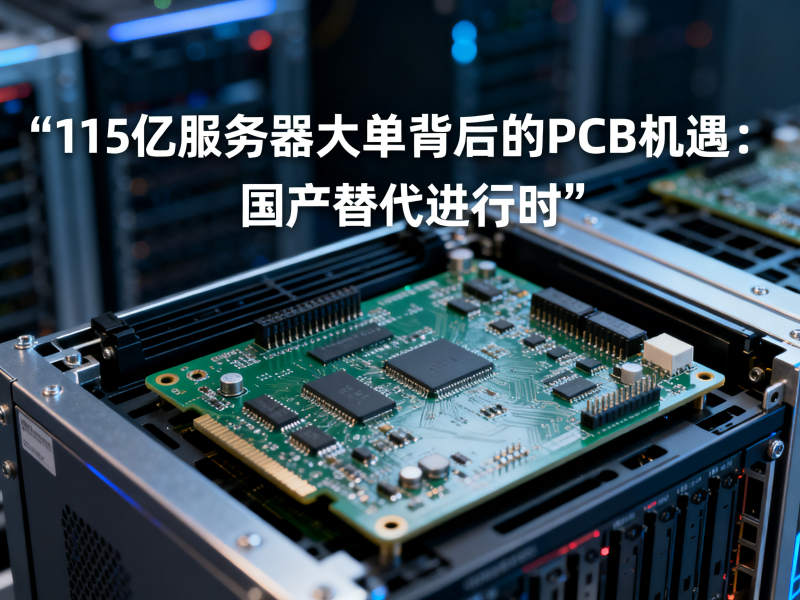 115亿服务器大单背后的PCB机遇：国产替代进行时