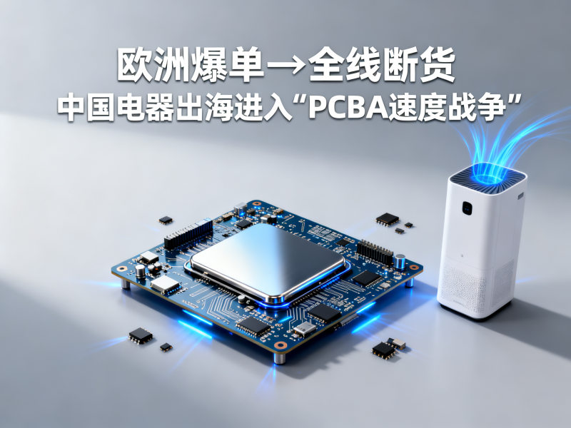 美的空调欧洲爆单→全线断货：中国电器出海进入“PCBA速度战争”