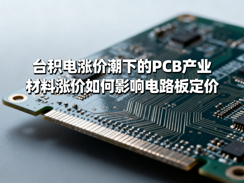 台积电涨价潮下的PCB产业：材料涨价如何影响电路板定价