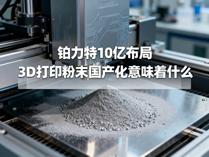 铂力特10亿布局：3D打印粉末国产化意味着什么