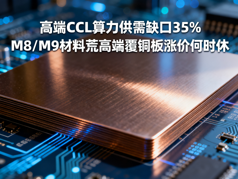 高端CCL算力供需缺口35%，M8/M9材料荒涨价何时休