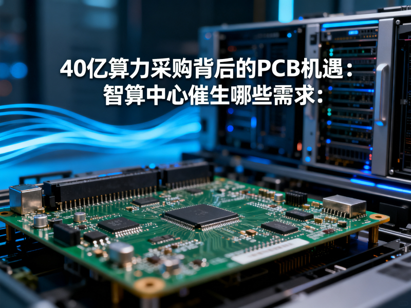 40亿算力采购背后的PCB机遇：智算中心催生哪些需求