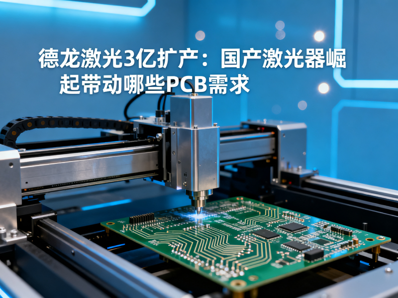 德龙激光3亿扩产：国产激光器崛起带动哪些PCB需求