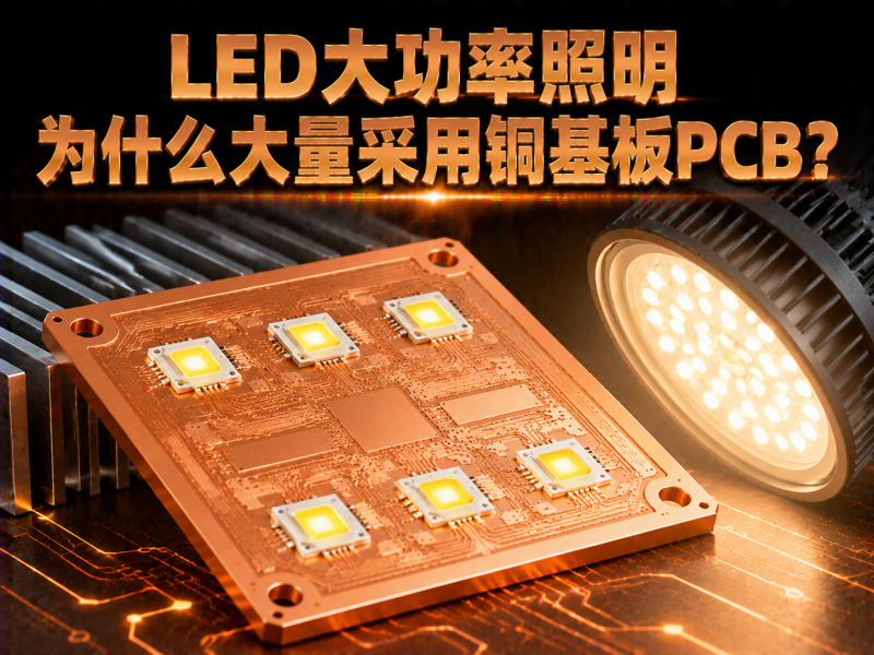 LED大功率照明为什么大量采用铜基板PCB？