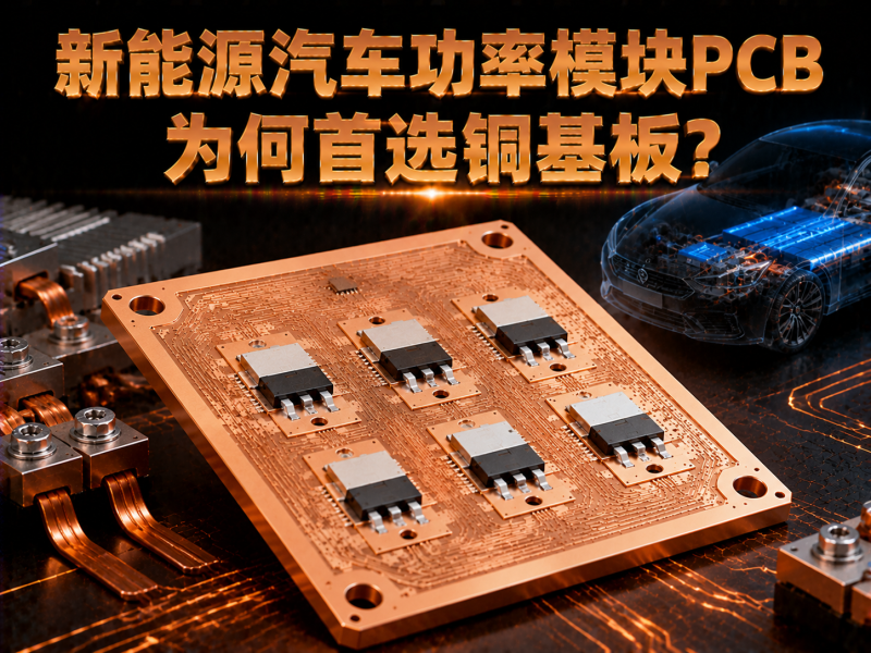 新能源汽车功率模块PCB为何首选铜基板？