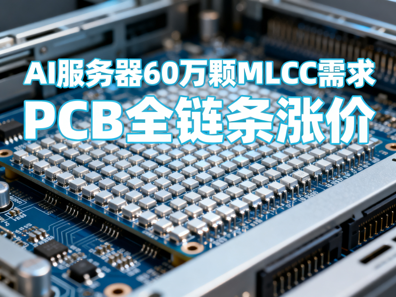 聚多邦|2026年电子行业简报（AI服务器60万颗MLCC需求 + PCB全链条涨价：算力驱动材料全面紧缺）
