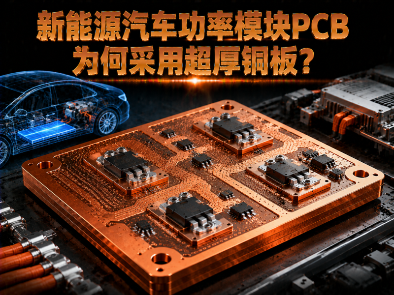 新能源汽车功率模块PCB为何采用超厚铜板？