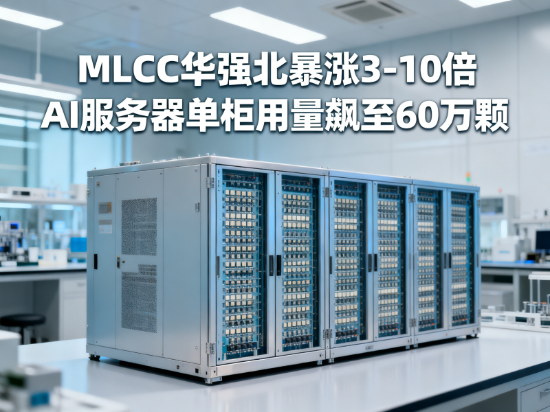 MLCC华强北暴涨3-10倍，AI服务器单柜用量飙至60万颗