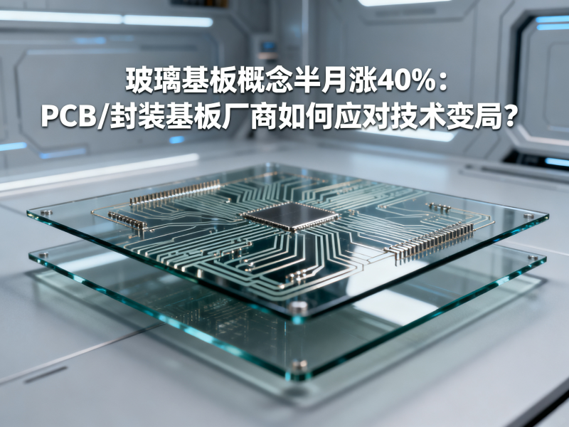 玻璃基板概念半月涨40%：PCB/封装基板厂商如何应对技术变局？
