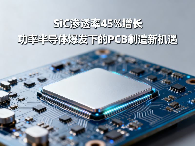 SiC渗透率47%增长：功率半导体爆发下的PCB制造新机遇