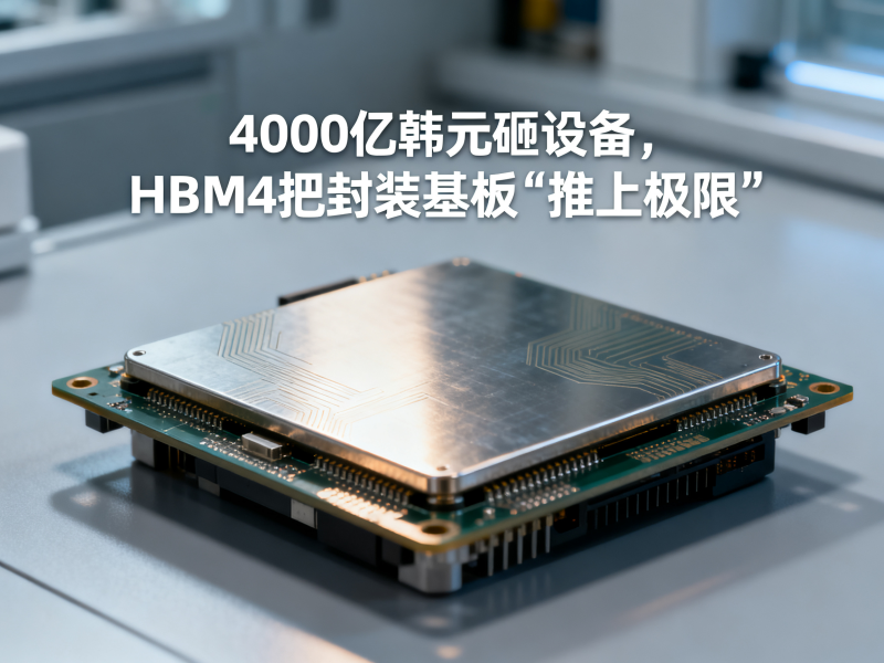 4000亿韩元砸向HBM4：封装基板正在被AI算力重构
