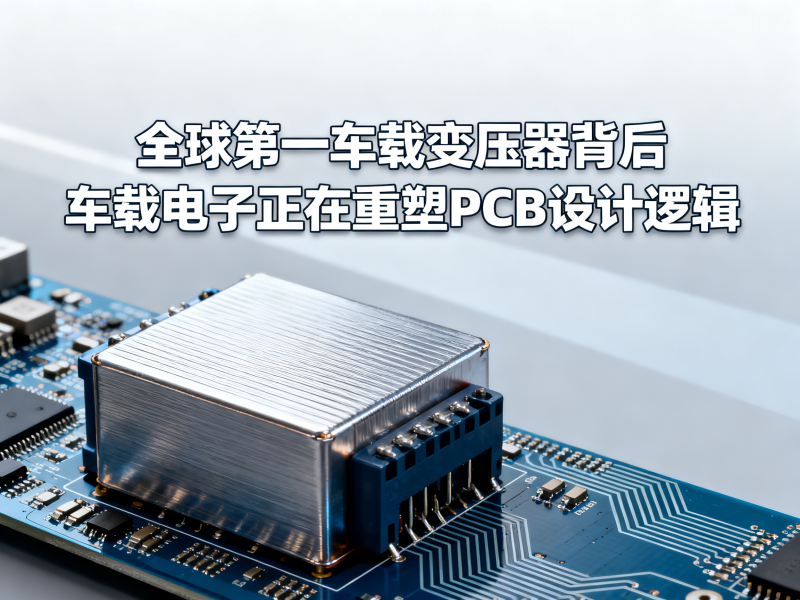 全球第一车载变压器背后：车载电子正在重塑PCB设计逻辑