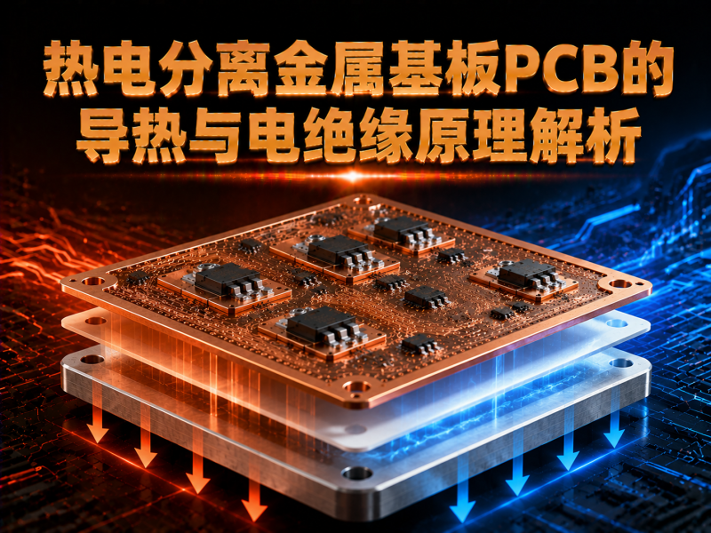 热电分离金属基板PCB的导热与电绝缘原理解析
