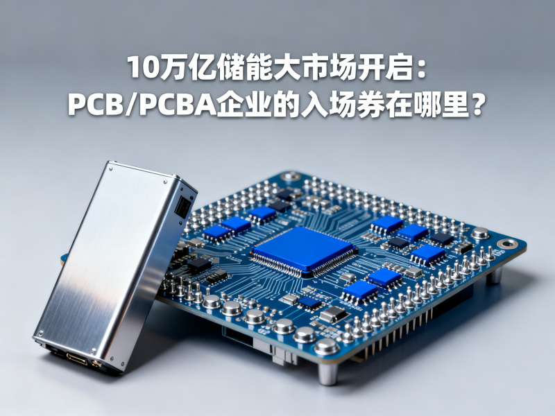 10万亿储能大市场开启：PCB/PCBA企业的入场券在哪里？