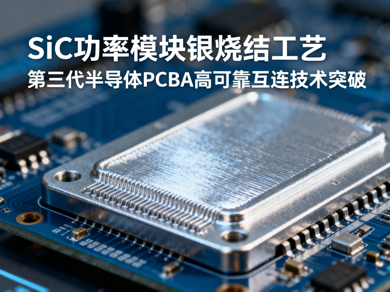 SiC功率模块银烧结工艺——第三代半导体PCBA高可靠互连技术突破