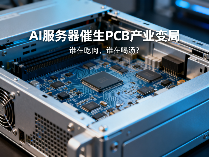 AI服务器催生PCB产业变局：谁在吃肉，谁在喝汤？