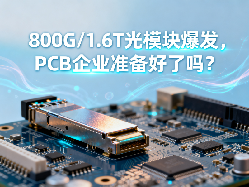 白皮书定调：800G/1.6T光模块爆发，PCB企业准备好了吗？