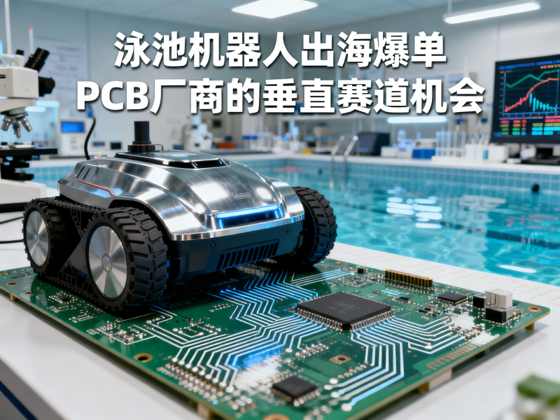 泳池机器人出海爆单：PCB厂商的垂直赛道机会