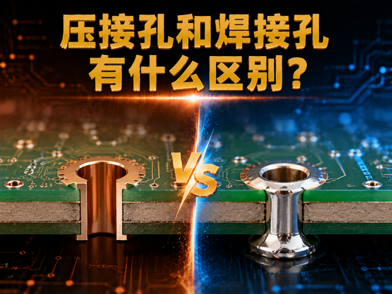 压接孔和焊接孔有什么区别？