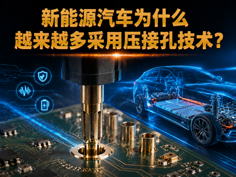 新能源汽车为什么越来越多采用压接孔技术？