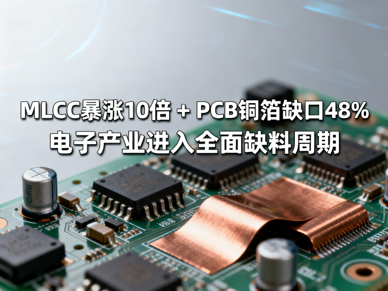 聚多邦|2026年电子行业简报（MLCC暴涨10倍 + PCB铜箔缺口48%｜电子产业进入全面缺料周期）