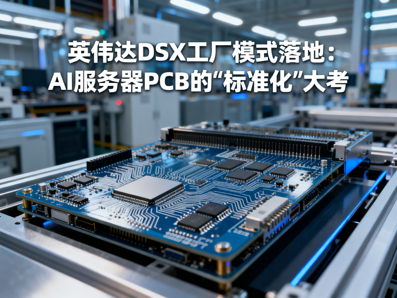 英伟达DSX工厂模式落地：AI服务器PCB的