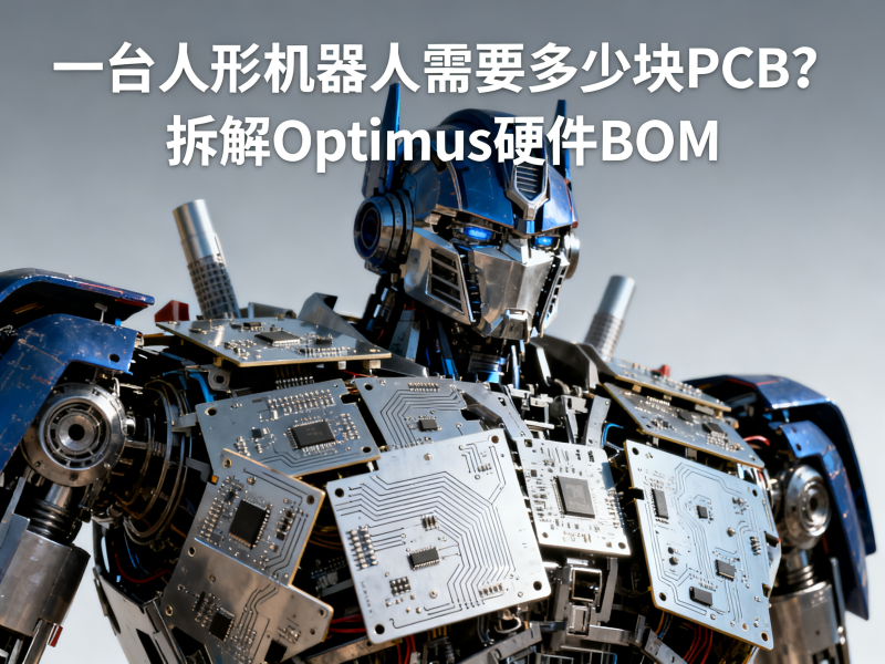 一台人形机器人需要多少块PCB？拆解Optimus硬件BOM