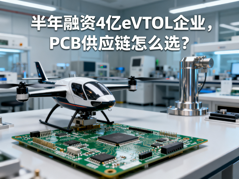 半年融资4亿的eVTOL企业，PCB供应链怎么选？