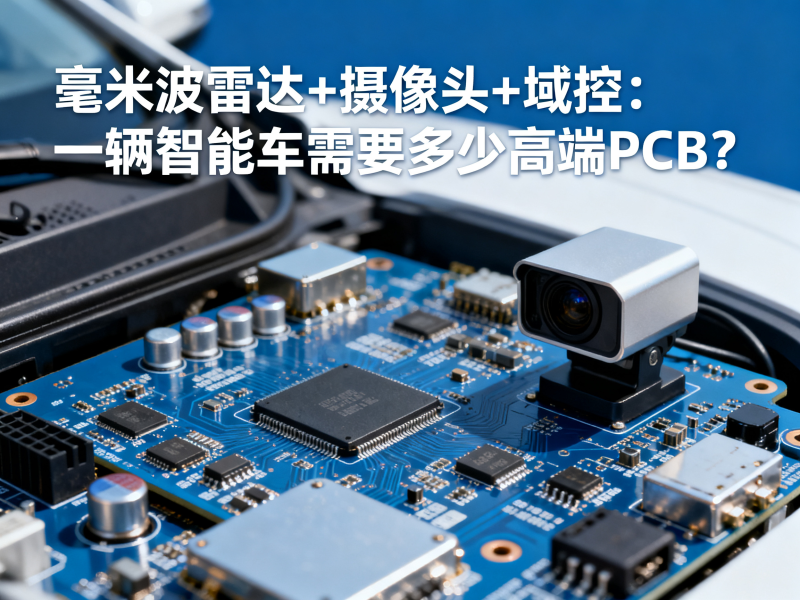 毫米波雷达+摄像头+域控：一辆智能车需要多少高端PCB？
