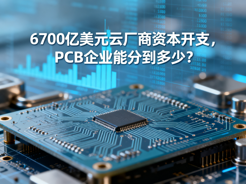 6700亿美元云厂商资本开支，PCB企业能分到多少？