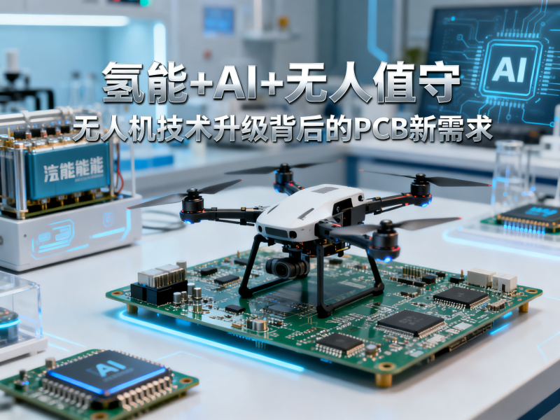氢能+AI+无人值守：无人机技术升级背后的PCB新需求