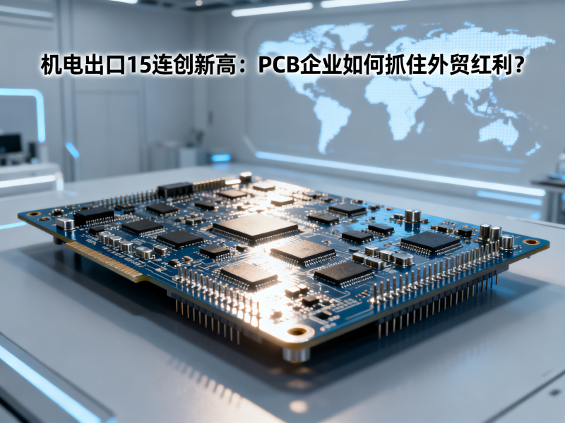 机电出口15连创新高：PCB企业如何抓住外贸红利？