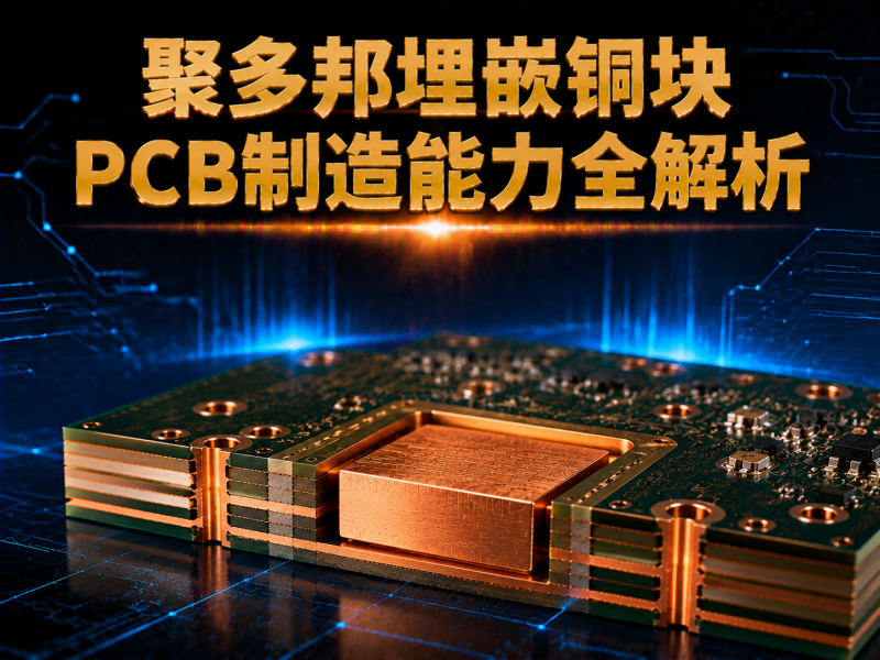 聚多邦埋嵌铜块PCB制造能力全解析