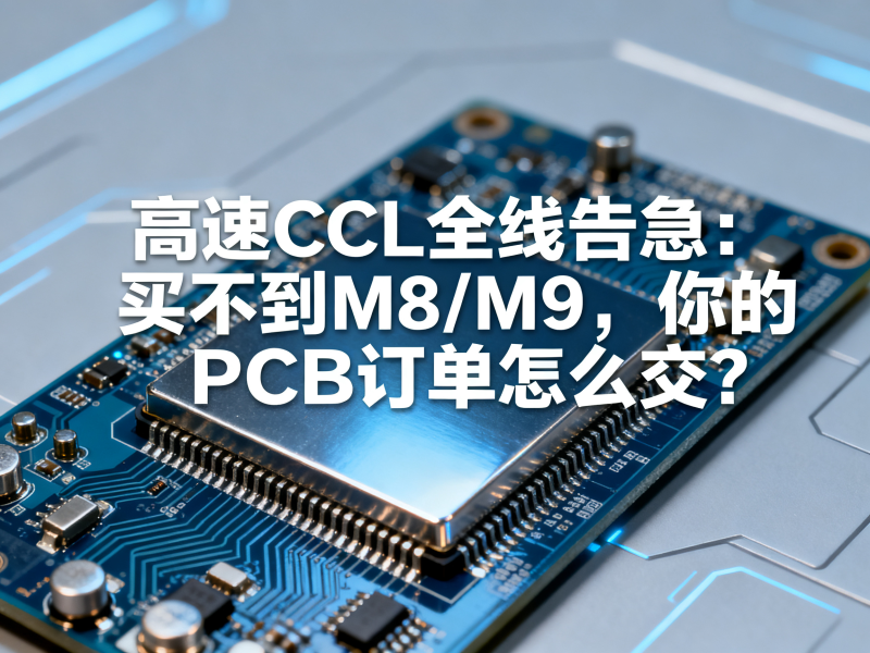 高速CCL全线告急：买不到M8/M9，你的PCB订单怎么交？
