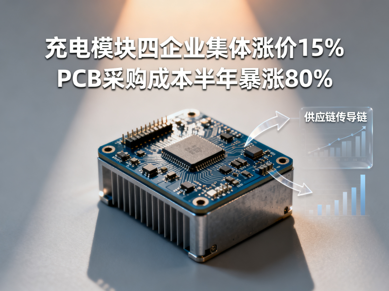充电模块四企业集体涨价15%——PCB采购成本半年暴涨80%的供应链传导链深度解析